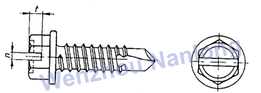 DIN 7504 L Hexagon Washer Head Self-Drilling Screws